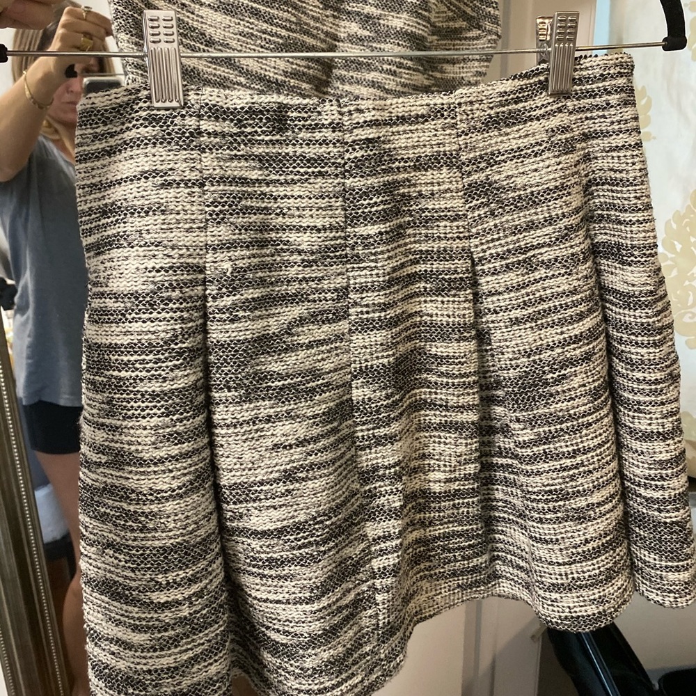 Alice + Olivia Matching Crop Top & Skirt